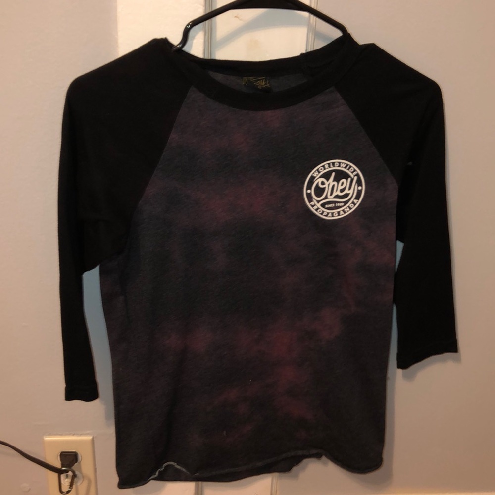 Tie Die Obey Half Sleeved
